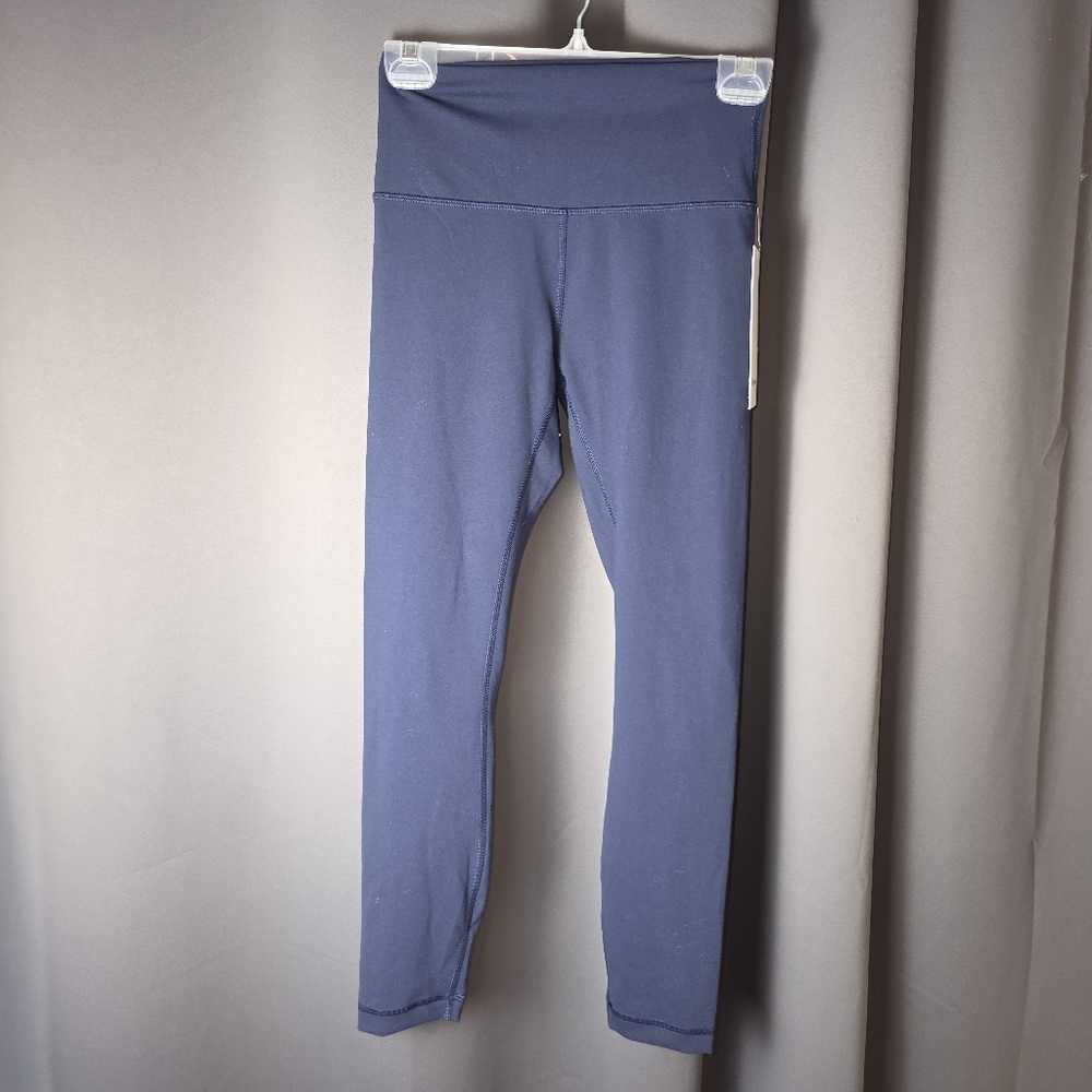 Lululemon Wunder Train HR Tight 25” Sz 6 True Navy Everlux Leggings NWT $98